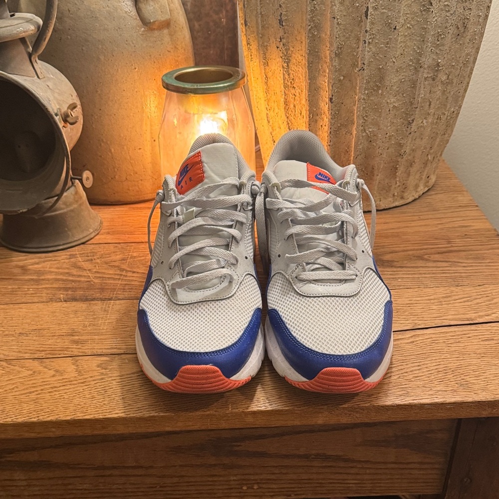 Nike Athletic Shoes - Gray, Blue, and Orange